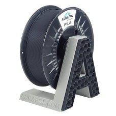 AURAPOL PLA plastika 1.75mm 1kg - Juodai pilka