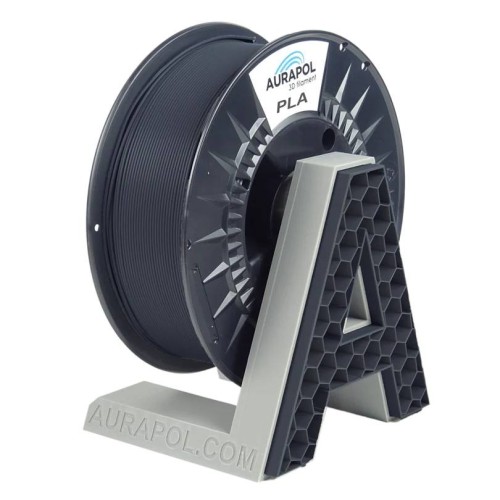 AURAPOL PLA filament 1.75mm 1kg - Black-gray AURAPOL PLA filament 1.75mm 1kg - Black-gray