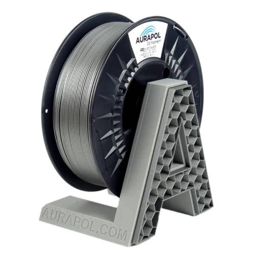 AURAPOL PLA filament 1.75mm 1kg - Silver AURAPOL PLA filament 1.75mm 1kg - Silver