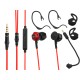 Ausinės BLOW B-16 BLACK/RED