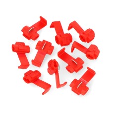 Greitoji jungtis 1-2.5mm - raudona - 10 vnt