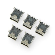 MiniUSB B lizdas - SMD