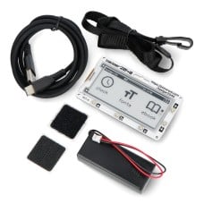 Badger 2040 - lenta su RP2040 ir 2.9 colio e-popieriaus ekranu 296x128px + priedai - Pimoroni PIM610
