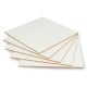 Balta HDF plokštė – 3 mm – 160 x 160 mm – 5 vnt.
