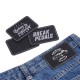 Bambu Lab Faux Leather Patch 76x50mm - Black to Silver - 10 pcs