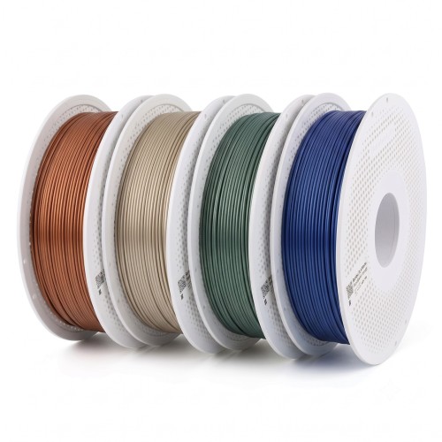 Bambu Lab Filament Pack with Spools - Metallic Pack PLA Metal - 4 pcs Bambu Lab Filament Pack with Spools - Metallic Pack PLA Metal - 4 pcs