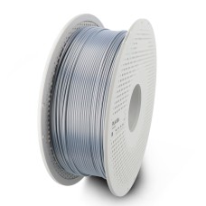 Bambu Lab PLA Silk plastikas 1.75 mm 1kg - pridedamas su daugkartinio naudojimo ritė - Sidabras
