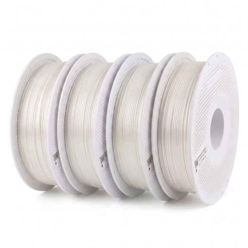 Bambu Lab StartPack PLA baltų gijų ritinėlių pakuotė – 4 vnt. Bambu Lab StartPack PLA baltų gijų ritinėlių pakuotė – 4 vnt.