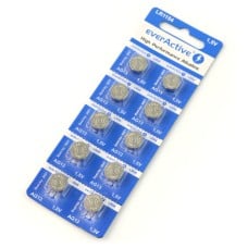 LR1154, LR44, AG13 Battery 1.5V everActive - 10 pcs