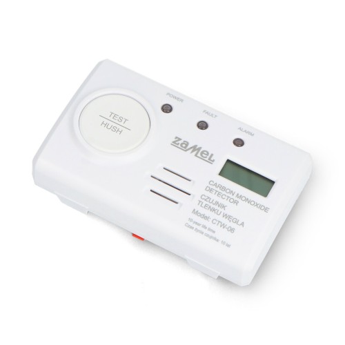 Baterijomis maitinamas anglies monoksido detektorius - Zamel CTW-06 Baterijomis maitinamas anglies monoksido detektorius - Zamel CTW-06