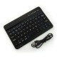 Wireless keyboard - black 7" - Bluetooth 3.0