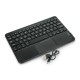 Bluetooth 3.0 wireless keyboard with Touchpad - black - 10 inch