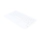 Bluetooth 3.0 Wireless Keyboard with Touchpad - White - 10 inch 