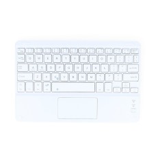 Bluetooth 3.0 Wireless Keyboard with Touchpad - White - 10 inch 