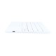 Bluetooth 3.0 Wireless Keyboard with Touchpad - White - 10 inch 