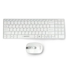 Belaidis rinkinys Esperanza EK122W Liberty USB klaviatūra ir pelė - balta 