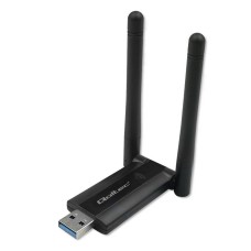 Belaidis WiFi dviejų dažnių 2.4/5GHz tinklo adapteris - USB 3.0 - AC 1200Mb/s - Qoltec 56987