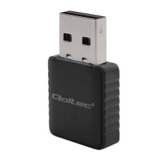 Belaidis WiFi dviejų dažnių 2.4/5GHz tinklo adapteris - USB 3.0 - AC 1300Mb/s - Qoltec 56988