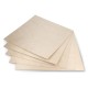 Birch Plywood - 1mm - 300x300mm - 5 pcs
