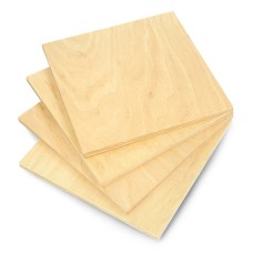 Birch plywood - 8mm - format 160x160mm - 4 pcs