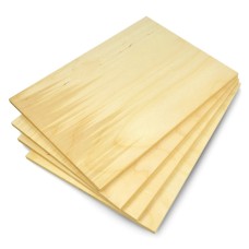 Birch plywood - 8mm - format 297x210mm - 4 pcs