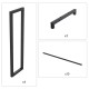 BIQU Panda Feed Rack - 3D printing filament rack - 5 levels - 40+ spools BIQU Panda Feed Rack - 3D printing filament rack - 5 levels - 40+ spools