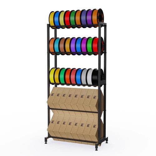 BIQU Panda Feed Rack - 3D printing filament rack - 5 levels - 40+ spools BIQU Panda Feed Rack - 3D printing filament rack - 5 levels - 40+ spools