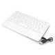 Bluetooth 3.0 Wireless Keyboard with Touchpad - White - 7"