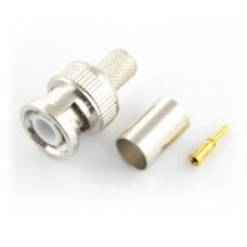 BNC connector, crimp RG6U - 75Ω
