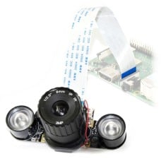 RPi IR-CUT Camera (B) 5MPx, day/night IR for Raspberry Pi + IR modules, Waveshare 15203