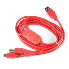 USB cable Cerberus 3in1 1.8 m, SparkFun CAB-12016