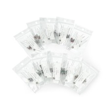 Set of CF THT 1W resistors - 100 pcs