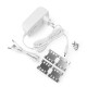 CGB9W LED juosta po spintele su judesio jungikliu, IP20, 66 LED - 60cm su maitinimo šaltiniu - 2 vnt, 