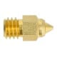 Creality antgalis 0.4mm - plastikas 1.75mm - žalvaris