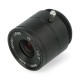 CS-Mount objektyvas 8mm, rankinis fokusavimas, skirtas Raspberry Pi kamerai, ArduCam LN038