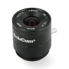 CS-Mount lens 8mm, manual focus, for Raspberry Pi camera, ArduCam LN038