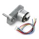 DC 12V 240RPM L-type motor with metal gearbox - magnetic Hall encoder - Waveshare 22346