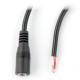 DC lizdas 5.5 x 2.1mm su 1m 20AWG laidu