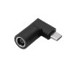 DC 7.4/5 mm + kontaktas į USB Type-C adapteris - Lizdas kintamosios srovės adapteriui - Akyga AK-ND-D02