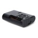 Case for Raspberry Pi 5 with fan and heat sinks - ABS - black