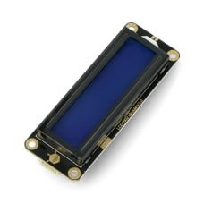 DFRobot Gravity, 2x16 I2C LCD display, blue