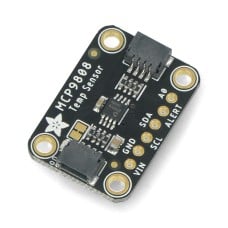 Didelio tikslumo skaitmeninis temperatūros jutiklis, MCP9808, I2C, STEMMA QT/Qwiic, Adafruit 5027