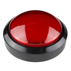 Didelis mygtukas 10cm - raudonas