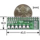 DRV8835, dviejų kanalų 11V/1.2A variklio valdiklis, Raspberry Pi priedėlis, Pololu 2753