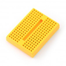 Breadboard - 170 holes - yellow 