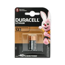 Duracell didelės galios ličio CR123 baterijos 3V