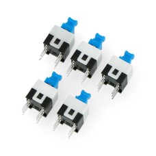 Microswitch bi-stable ON-ON 7x7mm - 5 pcs