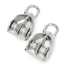 Double Hanging Pulley - 2x9x14mm - 2 pcs