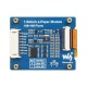 E-paper display - 1.64'' 168x168px - 4 colors - SPI - Waveshare 22755