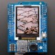 1.8" TFT 128x160 px ekranas su microSD skaitytuvu + vairasvirtė, Arduino priedėlis, Adafruit 802